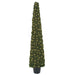 6' Pine Square Cone-Shaped LED-Lighted Artificial Topiary -Green - C60188