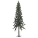 7'Hx32"W Natural Trunk Alpine Artificial Tree w/Base -Green - C6270
