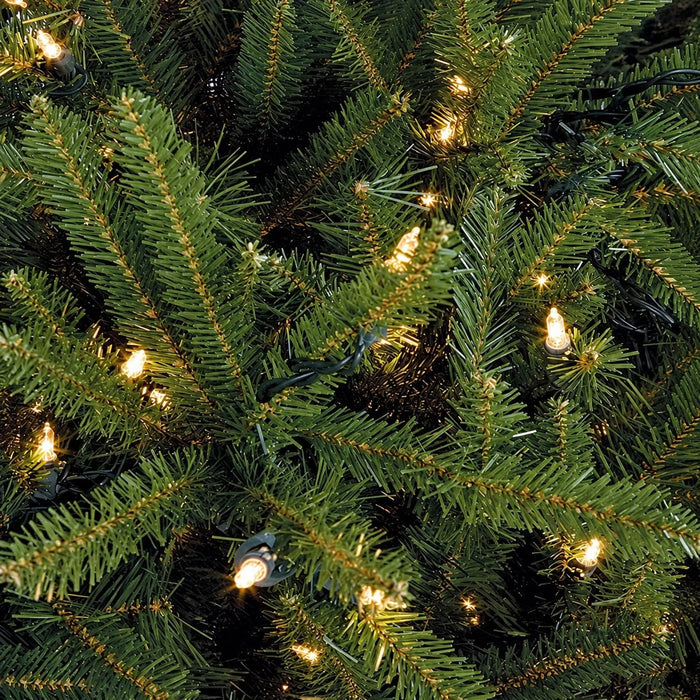 9'Hx69"W Mariana Fir Artificial Christmas Tree, Pre-Lit -Green - C-71481