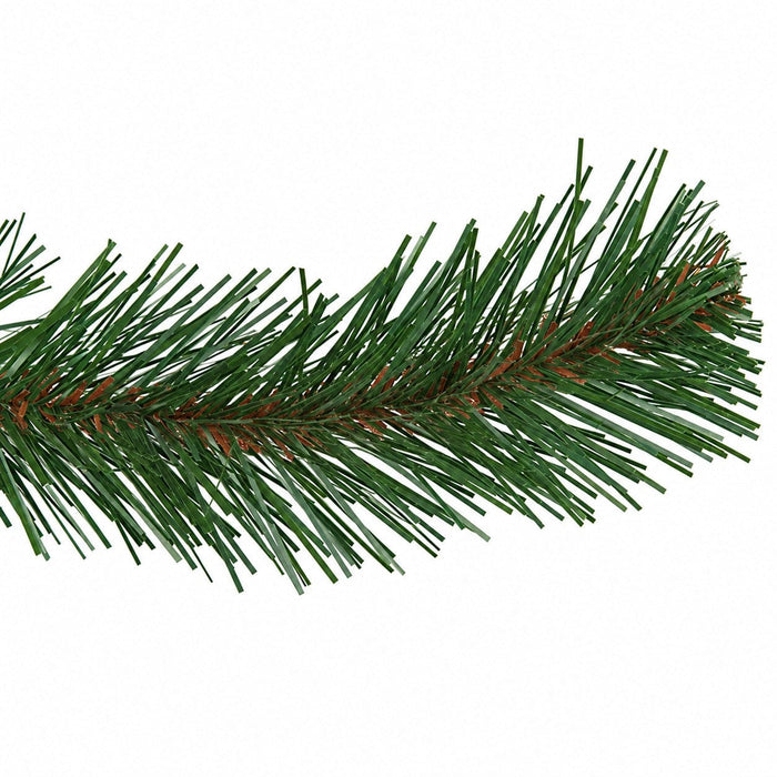 6'Hx51"W Virginia Pine Artificial Christmas Tree, LED Pre-Lit -Green - C84694