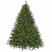 5'Hx45"W Virginia Pine Artificial Christmas Tree, LED Pre-Lit -Green - C190514