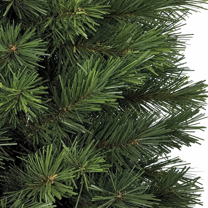 7'6"Hx26"W Concord Pine Artificial Christmas Tree, Pre-Lit -Green - C-72291