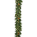 9'Lx12"W Sugar Pine, Pinecone, Laurel & Berry Artificial Garland -Green (pack of 2) - C84046