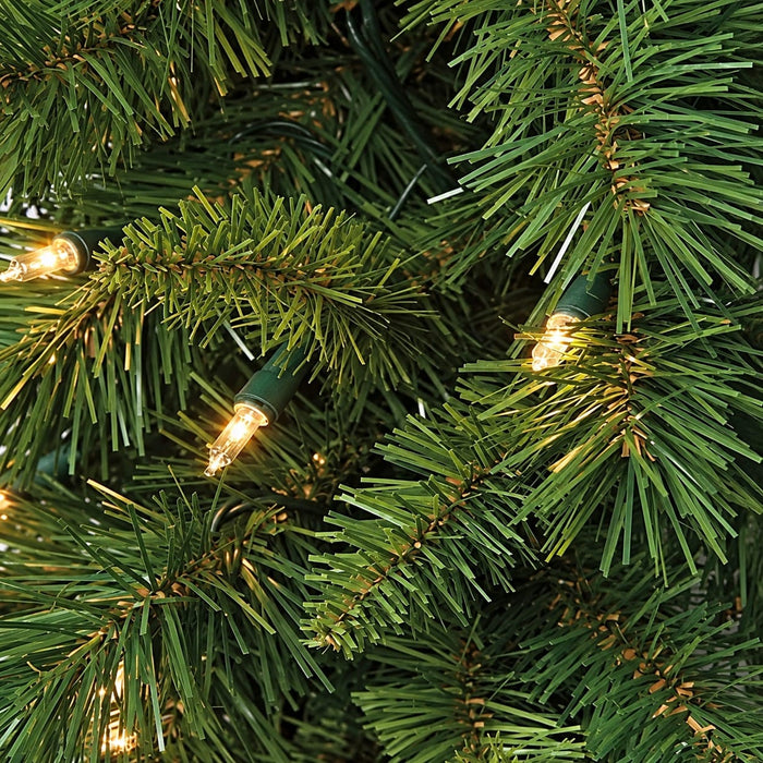 48" Artificial Mixed Pine Teardrop Swag, Pre-Lit -Green (Pack of 2) - C84451