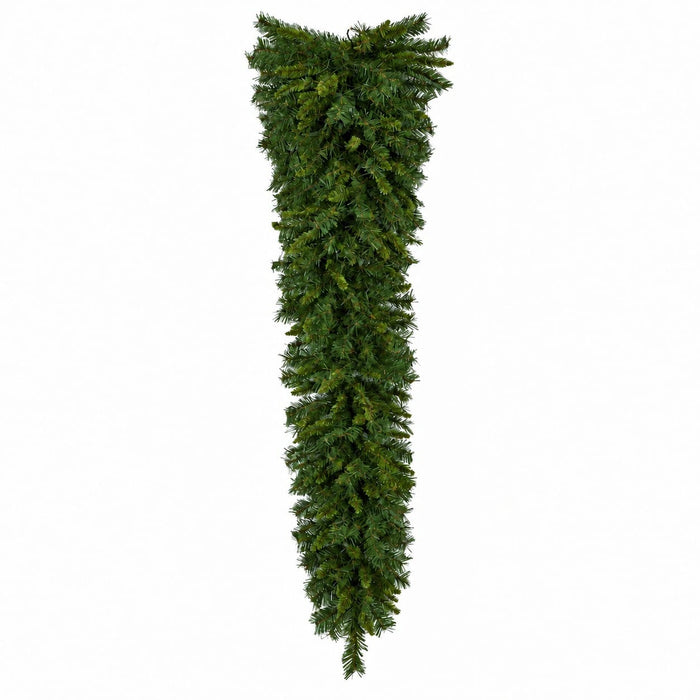 72" Artificial Mixed Pine Teardrop Swag -Green - C84470