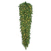72" Artificial Mixed Pine Lighted Teardrop Swag -Green - C84471
