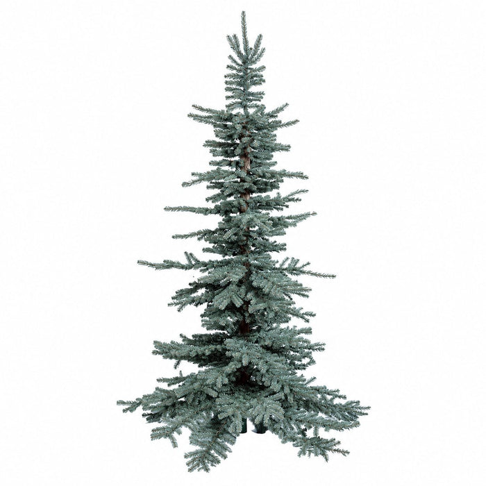 8'Hx60"W Natural Trunk Frasier Pine Artificial Tree, Unlit -Green/Blue - C878