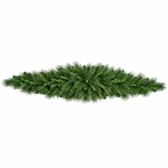 6'Wx15"H Artificial Mixed Pine Mantel Swag -Green (Pack of 2) - C90430