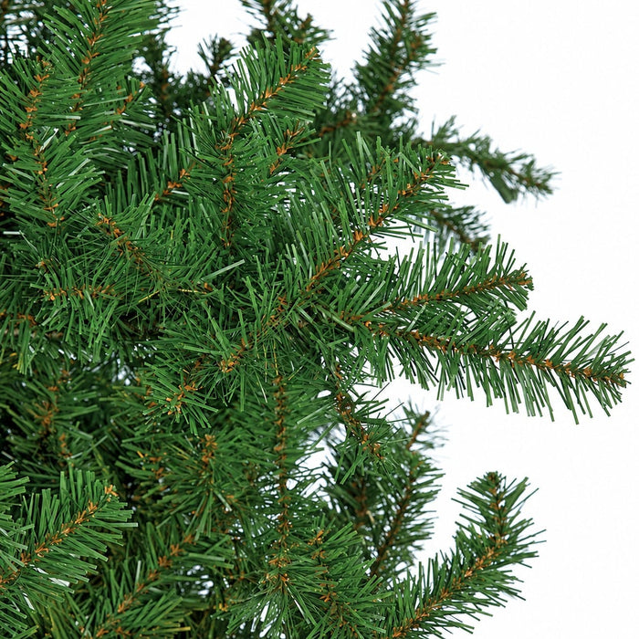 9'Hx76"W Fluff-Free Nikko Fir Artificial Christmas Tree, Unlit -Green - C9750