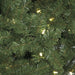 7'6"Hx60"W Fluff-Free Nikko Fir LED-Lighted Artificial Christmas Tree w/Stand -Green - C8794