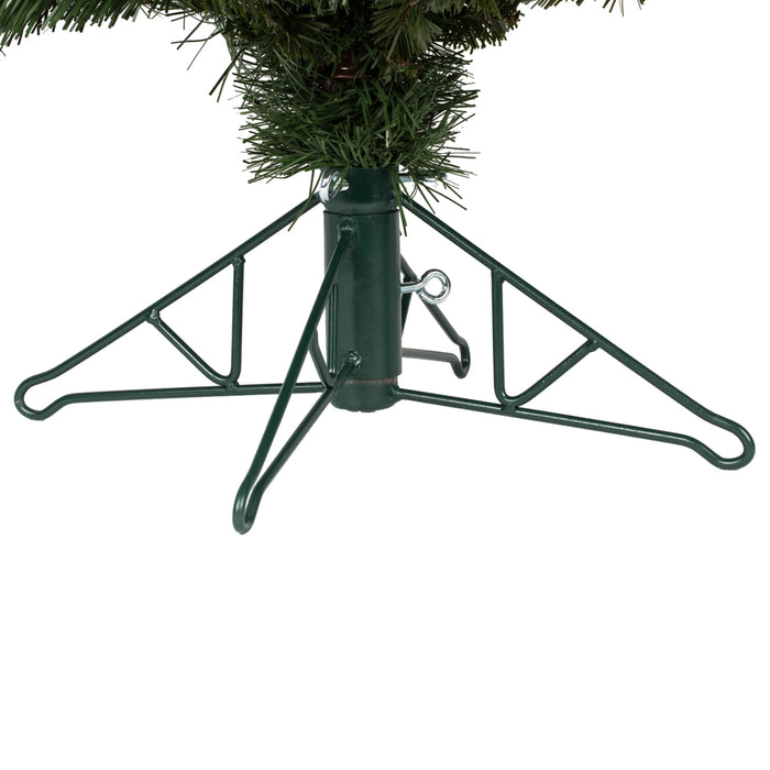 4'6"Hx38"W Outdoor UV-Resistant Oregon Fir Artificial Christmas Tree, Unlit -Green - C165245