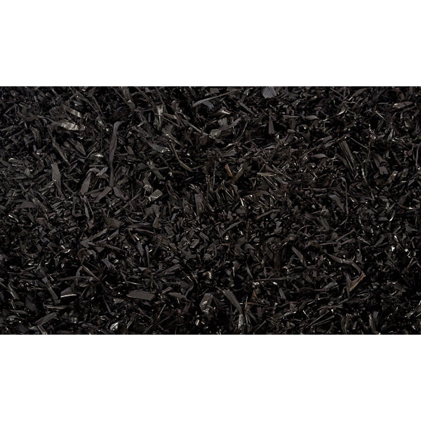 72"x39" IFR Artificial Raffia Grass Mat -Black/Gray - JS000-4BK