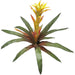 21" Artificial Real Touch Bromeliad Plant Flower Bush -Orange/Yellow (pack of 6) - P0650