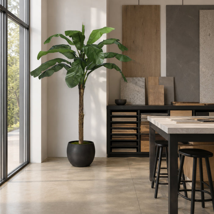 6' Banana Silk Plant -Green (Pack of 2) - P0770