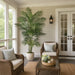 8' Areca Silk Palm Tree w/Pot -Green - P100935