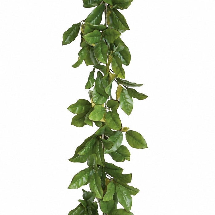 6' Magnolia Silk Garland -Green/Red (Pack of 4) - P112615