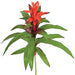 30" Artificial Bromeliad Plant Flower Bush -Orange/Red (pack of 4) - P11505-0OR/RE