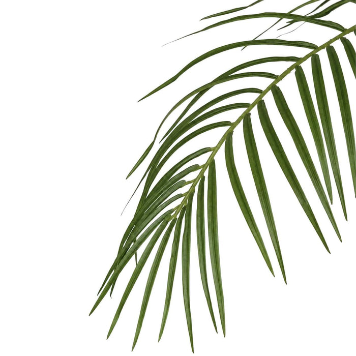 8'6" Phoenix Double Trunk Silk Palm Tree w/Pot -Green - P142220