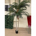 8'6" Phoenix Double Trunk Silk Palm Tree w/Pot -Green - P142220
