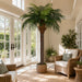 8' Phoenix Date Silk Palm Tree w/Pot -Green - P150570