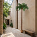 15' Coconut Silk Palm Tree w/Pot -Green - P150630