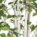 9' White Birch Silk Tree w/Pot -Green - P150740