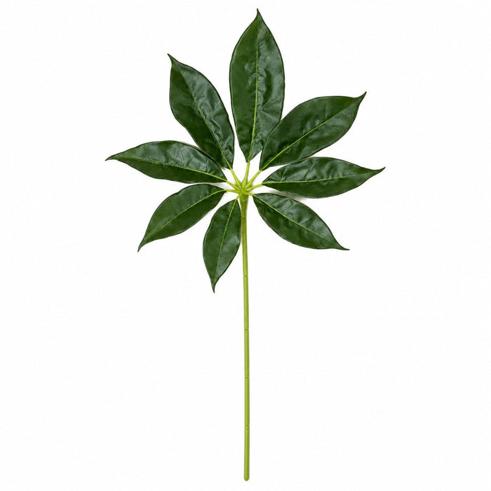 32" Artificial Schefflera Branch Stem -Dark Green (Pack of 24) - P2212