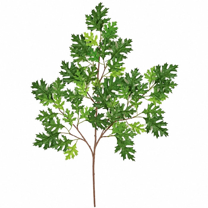 38" Artificial Pin Oak Branch Stem -Green (Pack of 12) - P400-GR