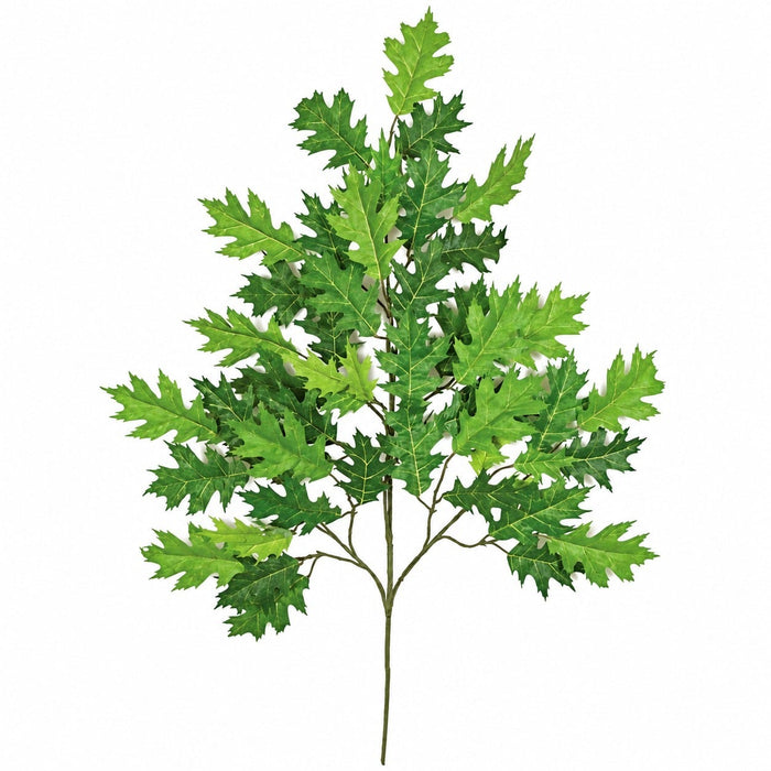 29" Artificial Pin Oak Branch Stem -2 Tone Green (Pack of 12) - P-4691