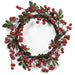22" Crabapple Artificial Hanging Wreath -Red (pack of 2) - P72321