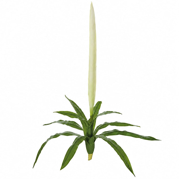 29" Artificial Sword Bromeliad Plant Flower Bush -Cream (Pack of 12) - P-86121