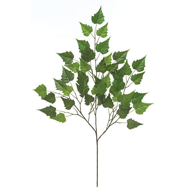 28" Artificial Birch Branch Stem -Green (pack of 24) - P8935
