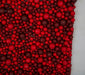 19"x19" Styrofoam Berry Artificial Mat -Red (Pack of 12) - PF180090