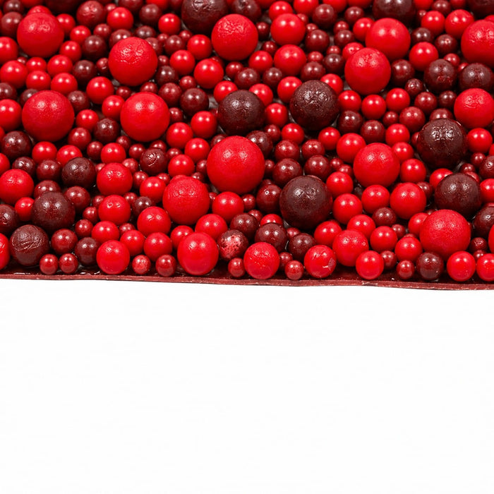 19"x19" Styrofoam Berry Artificial Mat -Red (Pack of 12) - PF180090