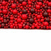 19"x19" Styrofoam Berry Artificial Mat -Red (Pack of 12) - PF180090