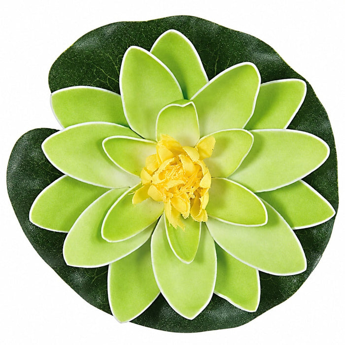 4" Artificial Foam Lotus Floating Flower -Green (Pack of 48) - PF8021-3GR