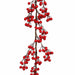 6' Gooseberry Artificial Garland -Red (Pack of 3) - PF90030