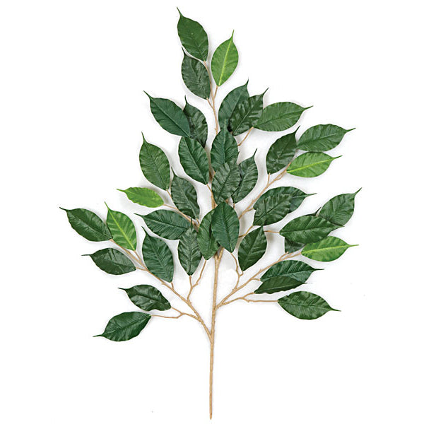 28" IFR Artificial Ficus Branch Stem -Green (pack of 24) - PR001