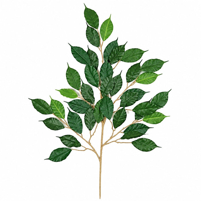 25.5" IFR Artificial Ficus Branch Stem -Green (Pack of 24) - PR001