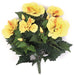 14" IFR Artificial Hibiscus Flower Bush -Yellow (Pack of 6) - PR0371