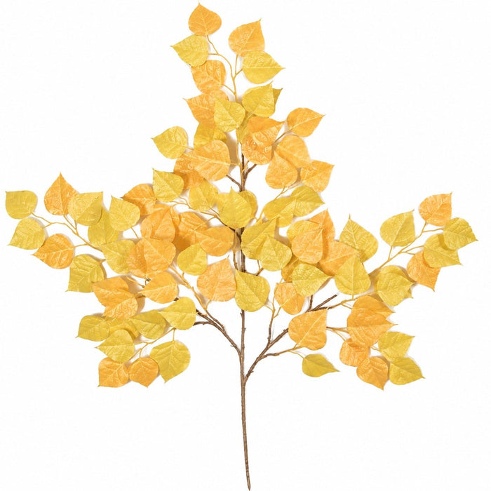 27" IFR Artificial Cottonwood Branch Stem -Yellow/Light Green (Pack of 12) - PR-087Y