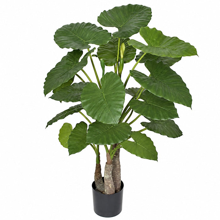 4' IFR Elephant Ear Artificial Plant w/Pot -Green - PR101750