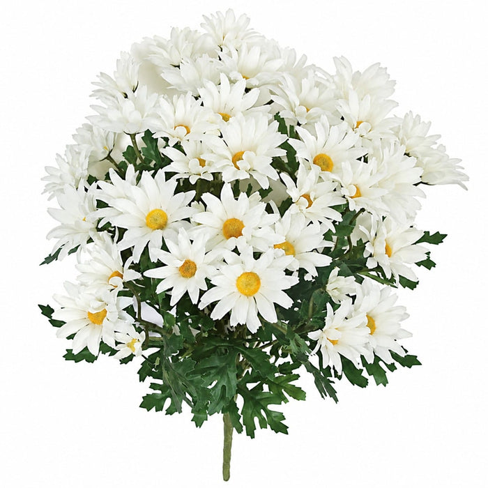 20" IFR Artificial Daisy Flower Bush -Cream (Pack of 6) - PR110310