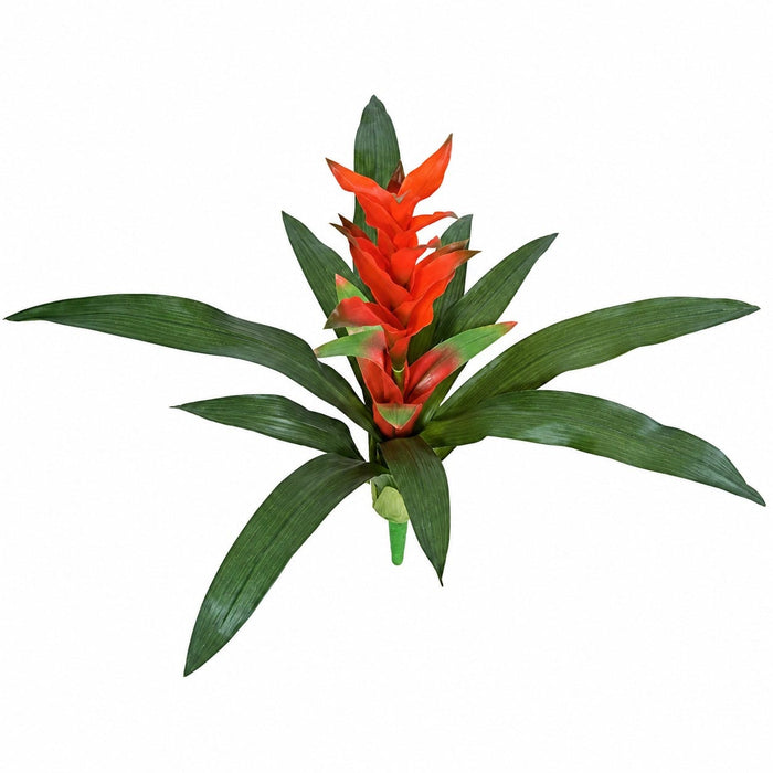 24" IFR Guzmania Bromeliad Artificial Plant -Orange/Red (Pack of 6) - PR-110510