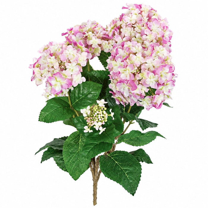 24" IFR Artificial Hydrangea Flower Bush -Lavender (Pack of 2) - PR-111715