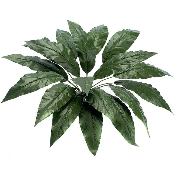 peace lily artificial 24" IFR Peace Lily Spathiphyllum Artificial Plant -Green (Pack of 6)