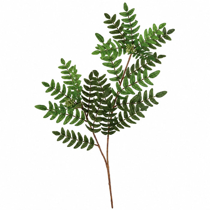 27" IFR Artificial Acacia Leaf Branch Stem -Green (Pack of 12) - PR142130