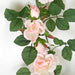 7' Artificial Rose Flower Garland -Pink (pack of 4) - P15020-0PK