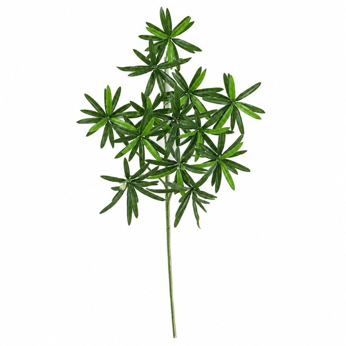 24" IFR Artificial Podocarpus Branch Stem -Green (Pack of 12) - PR1590