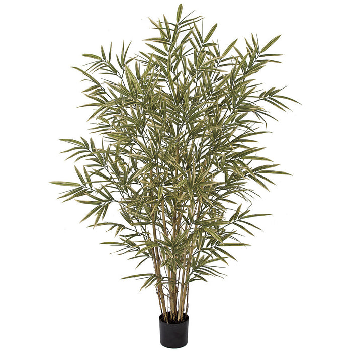 6' IFR Royal Bamboo Artificial Palm Tree w/Pot -Green/White - PR160745